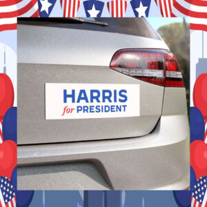 Harris For President 2024 Election Car Magnet
