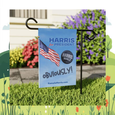 Harris For President Harris Walz Obviously Flag
