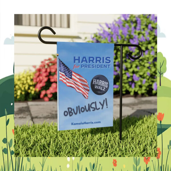 Harris For President Harris Walz Obviously Flag