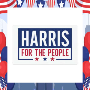 Harris For The People 2024 Election Car Magnet