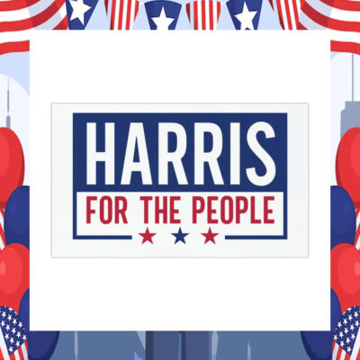 Harris For The People 2024 Election Car Magnet