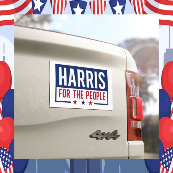 Harris For The People 2024 Election Car Magnet