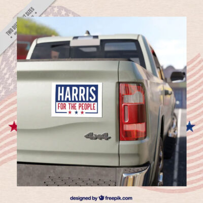 Harris For The People 2024 Election Car Magnets