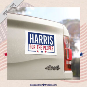 Harris For The People 2024 Election Car Magnets
