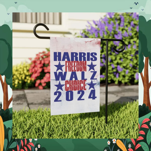 Harris Freedom Walz Choice 2024 Flag