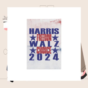 Harris Freedom Walz Choice Flag
