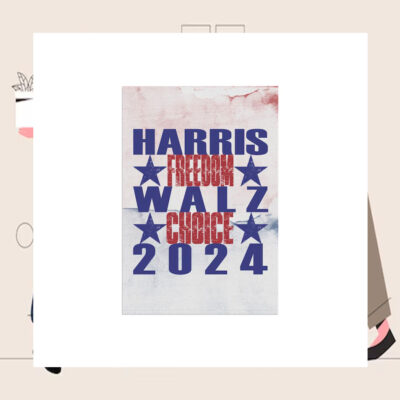 Harris Freedom Walz Choice Flag
