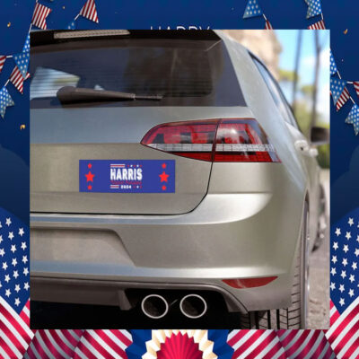 Harris Madam President 2024 Car Magnet