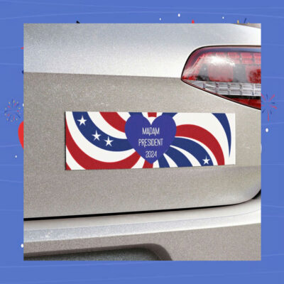 Harris Madam President 2024 Car Magnets