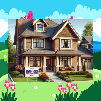 Harris Madam President 2024 Yard Sign