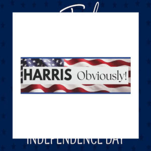 Harris Obviously 2024 Car Magnets