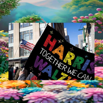 Harris Together We Can Walz 24 Flag
