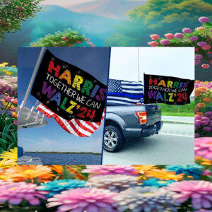 Harris Together We Can Walz 24 Flag