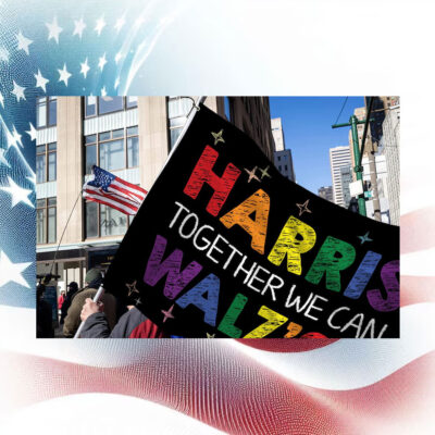 Harris  Together We Can Walz 24 Flags