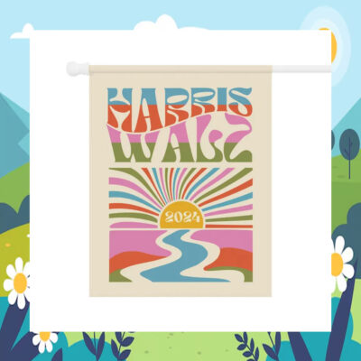 Harris Walz 2024 For A Brighter Future Garden Flags