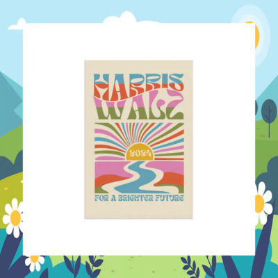 Harris Walz 2024 For A Brighter Future Garden Flags