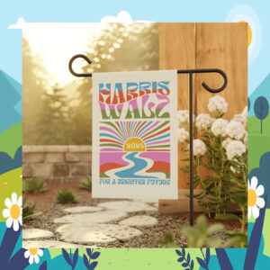 Harris Walz 2024 For A Brighter Future Garden Flags