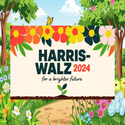 Harris Walz 2024 For A Brighter Future Yard Signs