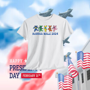 Harris Walz 2024 Grateful Dead Inspired Political Shirt