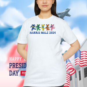 Harris Walz 2024 Grateful Dead Inspired Political Shirt
