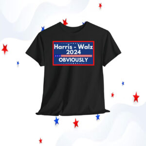 Harris Walz 2024 Obviously T-Shirts