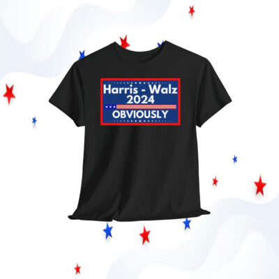 Harris Walz 2024 Obviously T-Shirts