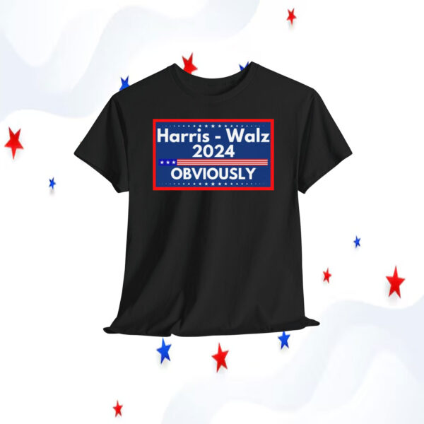 Harris Walz 2024 Obviously T-Shirts