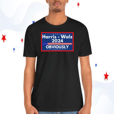 Harris Walz 2024 Obviously T-Shirts