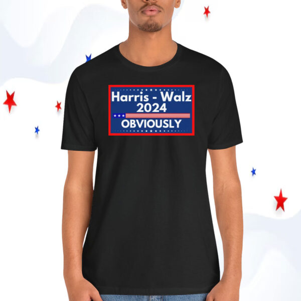 Harris Walz 2024 Obviously T-Shirts