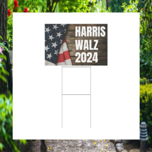 Harris Walz 2024 Plastic Yard Signs