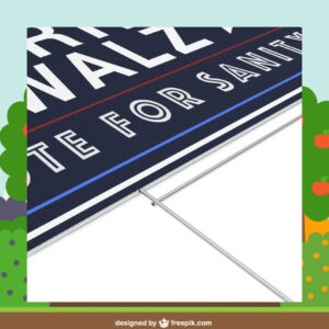 Harris Walz 2024 Vote For Sanity Yard Signs