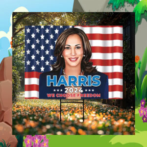 Harris Walz 2024 We Choose Freedom Yard Signs