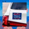 Harris Walz 2024 We're Not Going Back Car Magnet