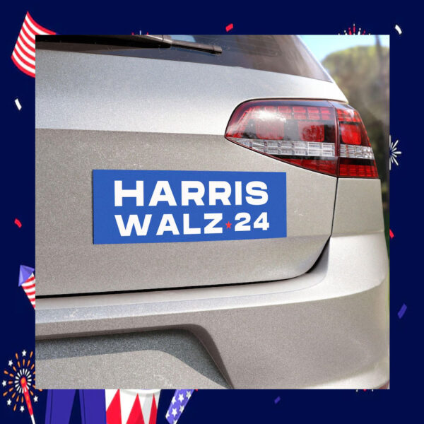 Harris Walz 24 President Car Magnets