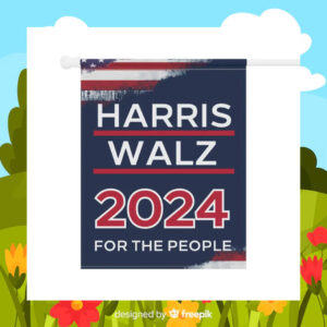 Harris Walz 24For The People Flags