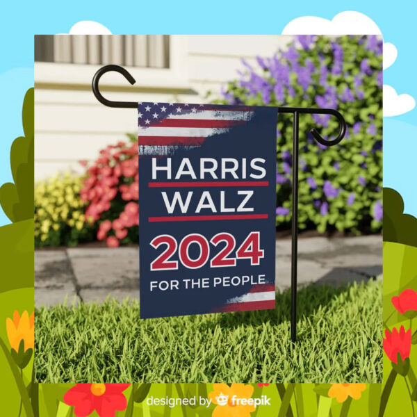 Harris Walz 24For The People Flags