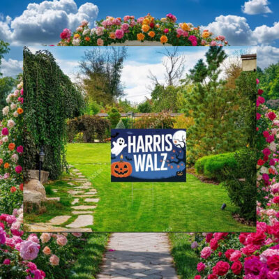 Harris Walz Election Yard Sign