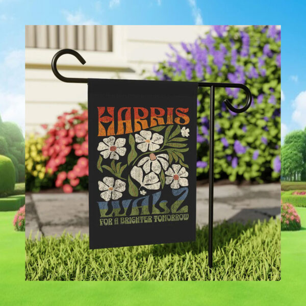 Harris Walz For A Brighter Tomorrow Flag