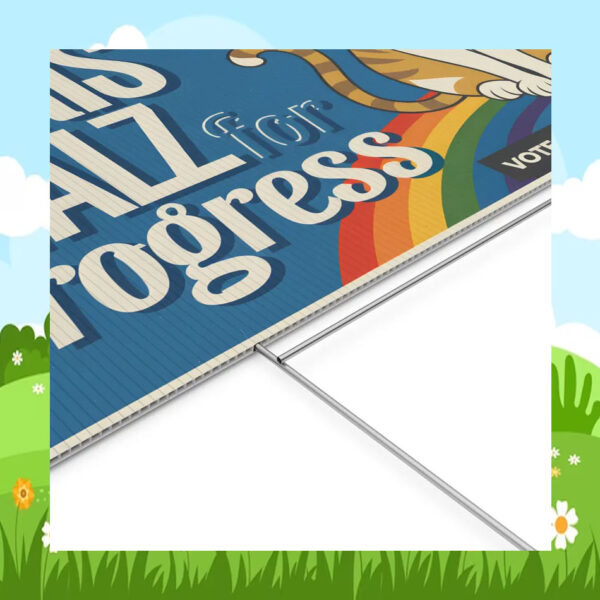 Harris Walz For Progress Vote Harris & Walz 2024 Yard Sign