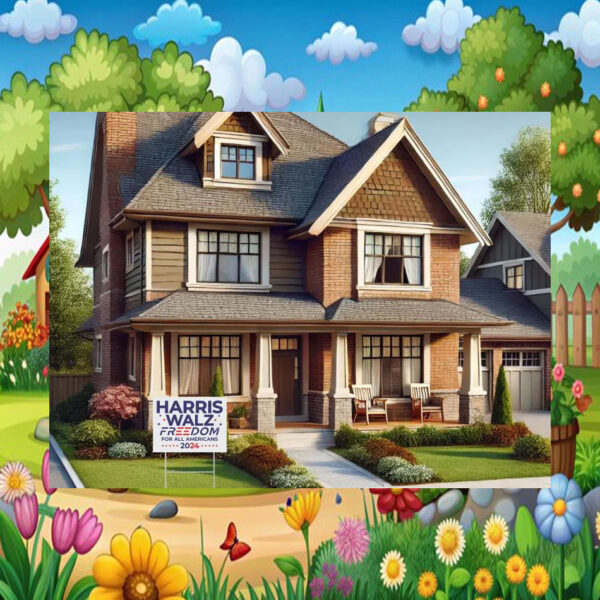 Harris Walz Freedom For All Americans 2024 Yard Signs