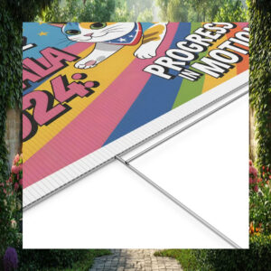 Harris & Walz Kamala 2024: Progress In Motion Yard Sign