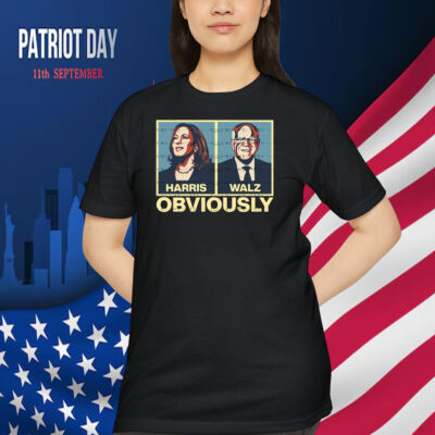 Harris Walz Obviously 2024 Shirt