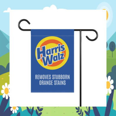 Harris Walz Removes Stubborn Orange Stains Flag