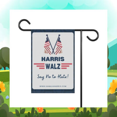 Harris Walz Say No To Hate Flag