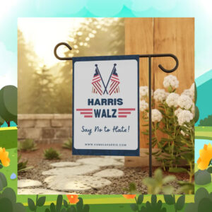 Harris Walz Say No To Hate Flag