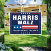 Harris Walz Truth Hope Decency Election Yard Signs
