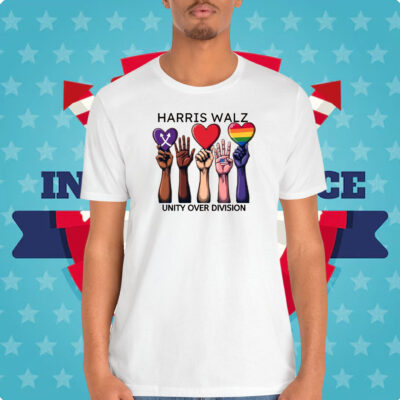 Harris Walz Unity Over Division Shirts