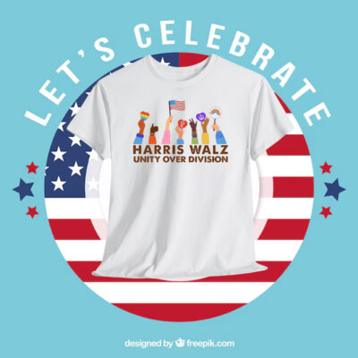 Harris Walz Unity Over Division T-Shirts
