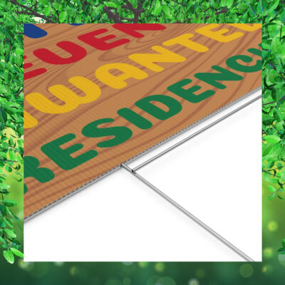 Harris Walz Voting Prevents Unwanted Presidencies Yard Sign