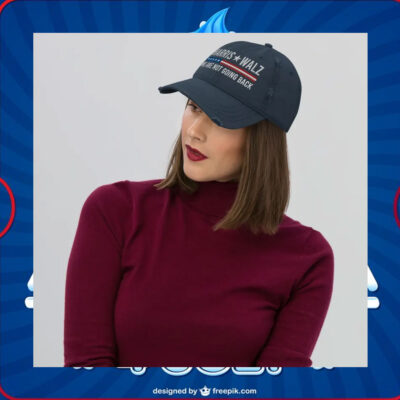 Harris Walz We Are Not Going Back 2024 Hat